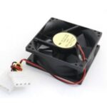 Untitled document Fan 80mm 4P - 63037Size: 80 (L) x80 (W) x25 (H) MM&nbsp;Bearing Type: Ball&nbsp;Rated voltage: 12VDC&nbsp;Current Rating: 0.03&nbsp;Speed: 2