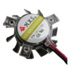 Untitled document Graphics card fan 36mm 2P - 63013Dimensions: diameter blade 36 mm * 10 mm&nbsp;Fixed Pitch: 26 * 26 * 20mm (3 holes isosceles form)&nbsp;Rated voltage: 12V&nbsp;Interface Type: 2-pin (2P)&nbsp;Line length: 12 cm