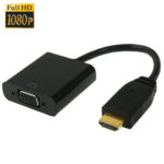Untitled document Overview : 1) This HDMI Male to VGA Female adapter cable lets you connect standard analog monitor