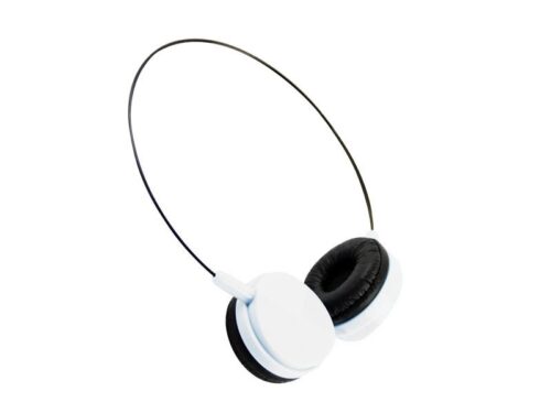 Untitled document Product description :Slim Headphones in White. The thin and stable bow to grant unique design.Specifications :3.5 mm plug