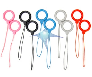 Untitled document Contents: pendants for mobile phones and mobile bags Technical data:- In 5 fashionable colours - Durable plastic ring - Makes it more easy to hold your device and prevents accidental drops - Length: approx. 110mm