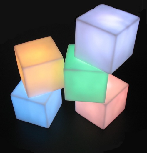 Untitled document Specifications : Led Cube With 7 Colors LED Lights!This LED Cube is very beautiful for your desk
