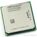 Untitled document TypeCPU / Microprocessor Market segmentDesktop FamilyAMD Sempron Model number &nbsp;?&nbsp;2800+ CPU part numbersSDA2800AIO3BA is an OEM/tray microprocessorSDA2800BABOX is a boxed microprocessorSDA2800CVBOX is a boxed microprocessor Stepping codesABBHD &nbsp; CBBGD &nbsp; CBBHD &nbsp; CBBID &nbsp; LBBID &nbsp; LBBIX Frequency &nbsp;?&nbsp;2800+ (rated) 1600 MHz (real) Bus speed &nbsp;?&nbsp;Single-channel 200 MHz DDR SDRAM Memory controller One 800 MHz 16-bit HyperTransport link Package754-pin lidded organic mPGA 1.57" x 1.57" (4 cm x 4 cm) AMD Package numbers27973