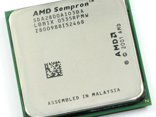<?xml version="1.0" encoding="utf-8"?> <!DOCTYPE html PUBLIC "-//W3C//DTD XHTML 1.0 Transitional//EN" "http://www.w3.org/TR/xhtml1/DTD/xhtml1-transitional.dtd"> <html lang="en" xml_lang="en"> <head> <title>Untitled document</title> <meta http-equiv="Content-Type" content="text/html; charset=utf-8" /> </head> <body><table border="0" cellspacing="0" cellpadding="0" width="425" height="762" class="dh_table"><tbody><tr><td width="30%" valign="top">Type</td><td><a href="http://www.cpu-world.com/CPUs/CPU.html">CPU / Microprocessor</a></td></tr> <tr bgcolor="#F0F0F0"><td valign="top">Market segment</td><td>Desktop</td></tr> <tr><td valign="top">Family</td><td><a href="http://www.cpu-world.com/CPUs/K8/TYPE-Sempron%2064.html">AMD Sempron</a></td></tr> <tr bgcolor="#F0F0F0"><td valign="top">Model number <span class="_link cw_help _MODELN">&nbsp;?&nbsp;</span></td><td>2800+</td></tr> <tr><td valign="top">CPU part numbers</td><td><strong style="color: #808080">SDA2800AIO3BA</strong> is an OEM/tray microprocessor<br /><strong style="color: #808080">SDA2800BABOX</strong> is a boxed microprocessor<br /><strong style="color: #808080">SDA2800CVBOX</strong> is a boxed microprocessor</td></tr> <tr bgcolor="#F0F0F0"><td valign="top">Stepping codes</td><td><a href="http://www.cpu-world.com/step_codes/A/ABBHD.html">ABBHD</a> &nbsp; <a href="http://www.cpu-world.com/step_codes/C/CBBGD.html">CBBGD</a> &nbsp; <a href="http://www.cpu-world.com/step_codes/C/CBBHD.html">CBBHD</a> &nbsp; <a href="http://www.cpu-world.com/step_codes/C/CBBID.html">CBBID</a> &nbsp; <a href="http://www.cpu-world.com/step_codes/L/LBBID.html">LBBID</a> &nbsp; <a href="http://www.cpu-world.com/step_codes/L/LBBIX.html">LBBIX</a></td></tr> <tr><td valign="top"><strong>Frequency</strong> <span class="_link cw_help _FREQ">&nbsp;?&nbsp;</span></td><td><strong>2800+ (rated)<br /> 1600 MHz (real)</strong></td></tr> <tr bgcolor="#F0F0F0"><td valign="top"><strong>Bus speed</strong> <span class="_link cw_help _FSB">&nbsp;?&nbsp;</span></td><td><strong>Single-channel 200 MHz DDR SDRAM Memory controller<br /> One 800 MHz 16-bit HyperTransport link</strong></td></tr> <tr><td valign="top">Package</td><td>754-pin lidded organic mPGA<br /> 1.57" x 1.57" (4 cm x 4 cm)</td></tr> <tr bgcolor="#F0F0F0"><td valign="top">AMD Package numbers</td><td>27973