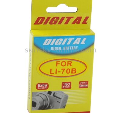 Untitled document &Sigma;&upsilon;&mu;&beta;&alpha;&tau;ή &Mu;&pi;&alpha;&tau;&alpha;&rho;ί&alpha; Li-70B &gamma;&iota;&alpha; OLYMPUS Retail 650mAhOverview 1) Cell Type: LI-70B2) Condition: Brand New3) Capacity: 650mAh4) Output Voltage: 3.6V5) Compatible camera model: OLYMPUS FE-4020