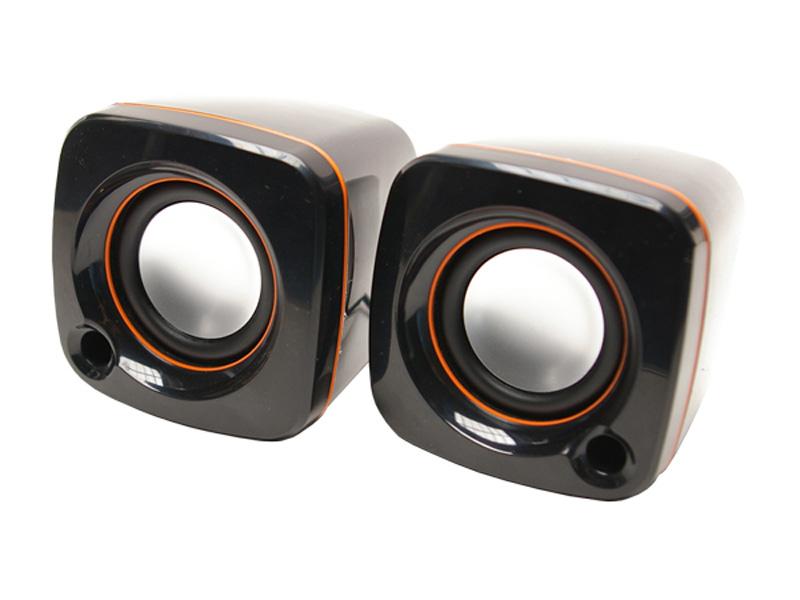 Untitled document Product description :LogiLink Mini Stereo Speaker USB 2.0 Black (SP0005)Specifications :1) Magnetically shielded powered speakers2) Accurate sound reproduction3) Connector: 3.5 mm stereo jack4) Power output: 2 x 2 Watt5) Frequency response: 80Hz-18KHz6) Input Impedance: 10K Ohm7) Integrated power supply / USB powered8) Continuously variable volume control