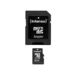 Untitled document Product description :This Intenso memory card is especially usefull for single lens reflex cameras. Also it is ideal for serial shots and HD video recording.SpecificationsCapacity: 32 GBClass: Class 10Max. reading transfer rate: 20 MB/s (140x)Max. writing transfer rate: 12 MB/s (34x)