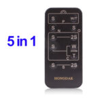 Untitled document Overview : 1) It can trigger the camera shutter release remotely from a distance. The compatible camera has a built-in infrared receiver for this remote trigger device. 2) The remote control can trigger the camera shutter release remotely from a distance up to 8 meter (25 feet) away. 3) It has been proved to be safe and reliable with the multi-brand cameras (see more details in the picture above)