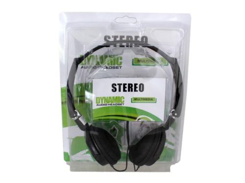 Untitled document Product description : Headset Dynamic in black. Useable as headphones and also as headset. Specifications : Microphone: 6x5 / -58 +- 3dB Frequency: 20-20000Khz Sesitivity: 106dB Impedance: 32 Hz Cable length: 2-3m Max. power input: 80mW Jack: 3