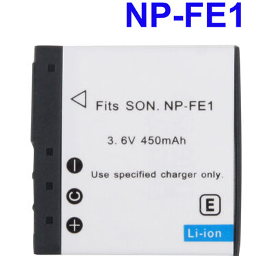 <?xml version="1.0" encoding="utf-8"?> <!DOCTYPE html PUBLIC "-//W3C//DTD XHTML 1.0 Transitional//EN" "http://www.w3.org/TR/xhtml1/DTD/xhtml1-transitional.dtd"> <html lang="en" xml_lang="en"> <head> <title>Untitled document</title> <meta http-equiv="Content-Type" content="text/html; charset=utf-8" /> </head> <body> <h3>Overview :<br /></h3><p> <strong>1) </strong>Cell Type:<strong> NP-FE1 </strong><br /><br /><strong>2)</strong> Condition:<strong> Brand New </strong><br /><br /><strong>3)</strong> Capacity: <strong>450mAh </strong><br /><br /><strong>4) </strong>Voltage:<strong> 3.6V </strong><br /><br /><strong>5)</strong> Weight:<strong> 19g </strong></p><p><strong>Compatible with the following:</strong></p><p><em>Sony:</em><strong><em> </em> DSC-T7 </strong></p> </body> </html>
