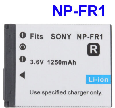 <?xml version="1.0" encoding="utf-8"?> <!DOCTYPE html PUBLIC "-//W3C//DTD XHTML 1.0 Transitional//EN" "http://www.w3.org/TR/xhtml1/DTD/xhtml1-transitional.dtd"> <html lang="en" xml_lang="en"> <head> <title>Untitled document</title> <meta http-equiv="Content-Type" content="text/html; charset=utf-8" /> </head> <body> <h3>Overview :<br /></h3><p> <strong>1) </strong>Cell Type:<strong> NP-FR1 </strong><br /><br /><strong>2)</strong> Condition: <strong>Brand New </strong><br /><br /><strong>3) </strong>Capacity: <strong>1250mAh <br /></strong><br /><strong>4) </strong>Voltage:<strong> 3.6V </strong><br /><strong><br />5) </strong>Weight:<strong> 38g </strong></p><p>&nbsp;<strong><br />Compatible with the following:</strong></p><p><em>Sony:&nbsp;&nbsp;</em> <strong>DSC-FX77