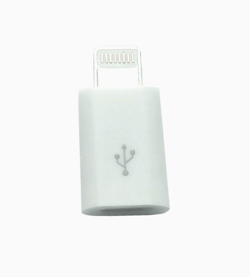 <?xml version="1.0" encoding="utf-8"?> <!DOCTYPE html PUBLIC "-//W3C//DTD XHTML 1.0 Transitional//EN" "http://www.w3.org/TR/xhtml1/DTD/xhtml1-transitional.dtd"> <html lang="en" xml_lang="en"> <head> <title>Untitled document</title> <meta http-equiv="Content-Type" content="text/html; charset=utf-8" /> </head> <body> <strong>Description: </strong><br /><br /><strong>8 Pin Lightning</strong> to <strong>Micro USB Adapter</strong> suitable for traveling <br /><br /><strong>1)</strong> This adapter lets you connect<strong> Micro USB cable Sync data file</strong> and<strong> charging</strong><br /><strong>2)</strong> Compatible with<strong> iPhone 5 Untitled document Description: 8 Pin Lightning to Micro USB Adapter suitable for traveling 1) This adapter lets you connect Micro USB cable Sync data file and charging2) Compatible with iPhone 5