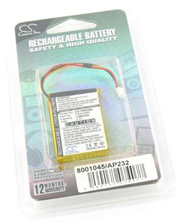 Untitled document SpecificationsDoes your old TomTom One V1 battery gone or is empty too soon?Then this is the solution Replaceable battery!This battery has a capacity of 1350mAh!Extra long standby time