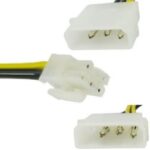 Untitled document 6 pin f to 12V P4 Minute 2 VGA card Cable(15cm)