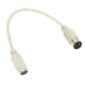 Untitled document Overview : 1) PS/2 Female to AT Male 2) Cable Length: 15cm