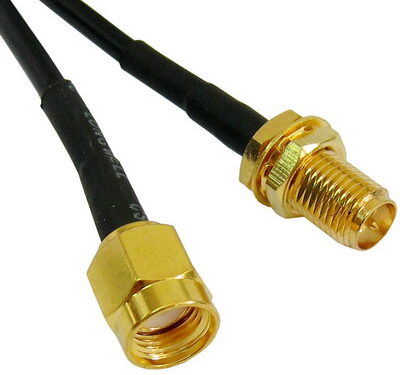 Untitled document Overview : 1) RP-SMA Male to Female Cable 2) 174 Antenna Extension Cable 3) Cable Length: 3m 4) Resistance: 50 ohm