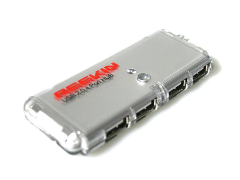 Untitled document Description Compact USB Hub finds itself in small pockets. The Reekin USB hub expands your PC or notebook to four connections for printers