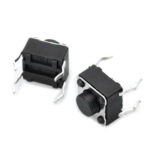 Untitled document Tact Switch 6 x 6 x 5mm DC 12V 50mA [PA66]Description1) Color: Black&nbsp;2) Material: PA66&nbsp;3) Current: 50mA&nbsp;4) Voltage: DC 12V&nbsp;5) Dimensions: 6 x 6 x 5mm&nbsp;6) Great for DIY&nbsp;&nbsp;
