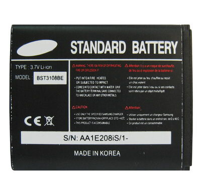 Untitled document Battery for Samsung E208