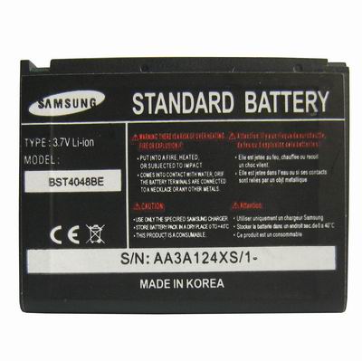 Untitled document Battery for Samsung F480