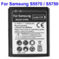 Untitled document &Chi;&omega;&rho;ί&sigmaf; &Sigma;&upsilon;&sigma;&kappa;&epsilon;&upsilon;&alpha;&sigma;ί&alpha; (Bulk) Battery for Samsung S5570 / S5750 / S7230 / Galaxy S Mini (EB494353VU)Overview 1) Samsung Standard Battery 2) Battery Type: Li-Polymer 3) Condition: Brand New 4) Voltages: 3.7V 5) Capacity: 1500mAh