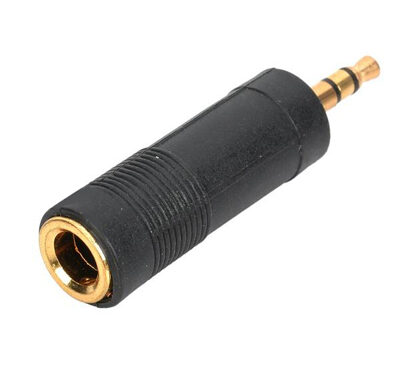 <?xml version="1.0" encoding="utf-8"?> <!DOCTYPE html PUBLIC "-//W3C//DTD XHTML 1.0 Transitional//EN" "http://www.w3.org/TR/xhtml1/DTD/xhtml1-transitional.dtd"> <html  lang="en" xml_lang="en"> <head> 	<title>Untitled document</title> 	<meta http-equiv="Content-Type" content="text/html; charset=utf-8" /> </head> <body> <h3>Overview :<br /></h3><p>  		 	<strong>1)</strong> Color : <strong>Black + golden  <br /></strong><br /><strong>2) </strong>Material : <strong>Plastic + metal  </strong><br /><br /><strong>3) </strong>Interface Type<strong> : 3.5mm male</strong> to <strong>6.35mm female  <br /></strong><br /><strong>4)</strong> Application Fits<strong> all audio device </strong>with<strong> 3.5mm audio jack  </strong><br /><br /><strong>5)</strong> Packing List : <strong>1 x Converter</strong></p><p><strong>6)</strong> Dimensions: <strong>5.0 x 1.2 x 1.2cm <br /></strong><br /><strong>7) </strong>Weight:<strong> 51g 	 	        </strong>  </p> </body> </html>