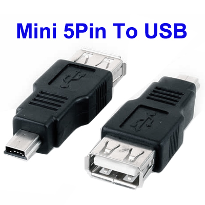 Untitled document USB 2.0 Female to Mini USB 5Pin Male Adapter