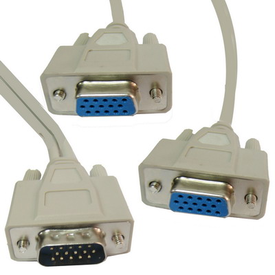 <?xml version="1.0" encoding="utf-8"?> <!DOCTYPE html PUBLIC "-//W3C//DTD XHTML 1.0 Transitional//EN" "http://www.w3.org/TR/xhtml1/DTD/xhtml1-transitional.dtd"> <html lang="en" xml_lang="en"> <head> <title>Untitled document</title> <meta http-equiv="Content-Type" content="text/html; charset=utf-8" /> </head> <body><p>Καλώδιο VGA SVGA HDB15 Male to 2 Female Splitter </p><p> </p><h3>Overview</h3> 1) VGA cable with HDB15 Male to 2 HDB15 female connector <br /><br />2) Fully shielded VGA/SVGA extension cable <br /><br />3) Used as VGA splitter Untitled document Καλώδιο VGA SVGA HDB15 Male to 2 Female Splitter Overview 1) VGA cable with HDB15 Male to 2 HDB15 female connector 2) Fully shielded VGA/SVGA extension cable 3) Used as VGA splitter