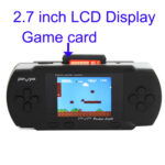 Untitled document Overview 1) Digital pocket hand held system 2) 2.7 inch LCD display 3) Enhanced backlit screen for take-anywhere game play 4) Use the AV cable to link up with PVP pocket system to the AV in jack for use with TV 5) Includes AC adapter and lithium-ion rechargeable battery pack-good for up to 6-7 hours of continuous game play 6) Built-in lighted screen 7) Size: 160*70*22mm Type of Packing: Color Box Package Includes: User Manual
