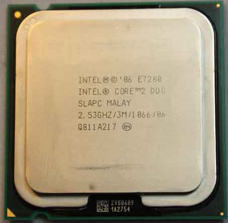 Untitled document INTEL SLAPC C2 Duo 2.533GHz/3M/1066/775 (tray refurbished)