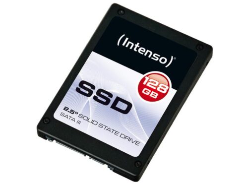 Untitled document Product description : SSD Intenso 2.5 Zoll 128GB SATA III Top Specifications : NAND Flash: High-Speed ​​MLC Interface: SATA III (6 Gbps) Reading Performance: 470 MB / s Writing Performance: 540 MB / s Properties: Low power consumption | Shock-resistant (1500 G / 0.5 ms) | Silent operation (0 dB) Features: SMART Command Support | TRIM Command Support