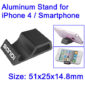 Untitled document Overview : 1) Aluminum Stand for iPhone 4 / Smartphone 2) Best quality 3) Stand give you beautiful picture on your table