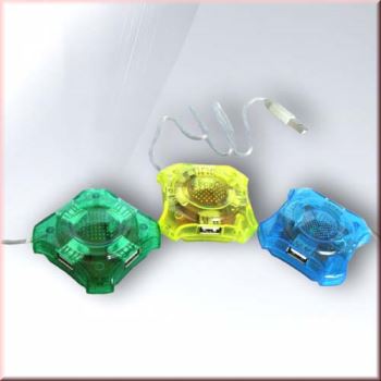 Untitled document Standard USB Hub with 4-PortAvailable in various colorsCable length approx 50cmPowered via USBUSB2.0 compatibleWith power LED