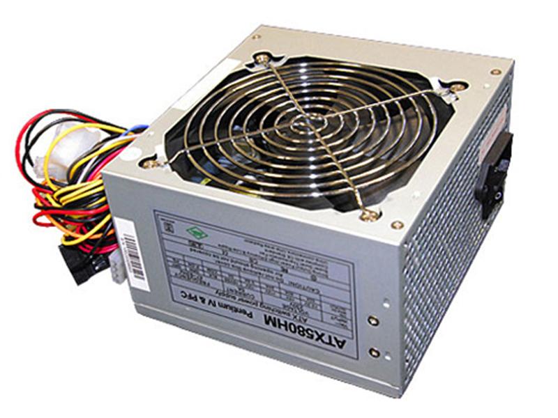 Untitled document Product description :Super Silent ATX PSU with PCI-E connector 580 wattsSpecificationsGer&auml;uchentwicklung: 18 dBWattage: 580 WattsSize of the power supply fan: 120 mmColor: SilverConnections: 1 x 20/24 Pin ATX Power 2 x SATA Power 2 x 4-Pin Molex 1 x 4-pin floppy disk 1 x 4-pin 12V 1 X 6-Pin PCI-X&nbsp;&nbsp;