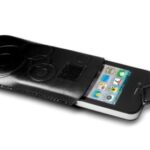 Untitled document Product Highlights: Protection solution with maximum grip made out of synthetic leather in black with embossing Fit for the iPhone 4 A case as a complete protection against scratches and bumps Free access to the headphone jack Perfect for the handbag and travelling