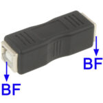 Untitled document Overview 1) Brand new high quality generic adapter. 2) Compliant to USB interface Version 1.1/2.0 3) Simply use this adapter to change gender of connections. 4) Transfer rate up to USB 2.0 48Mbps 5) USB 2.0 BF to BF Adapter 6) USB 2.0 High Speed Certified