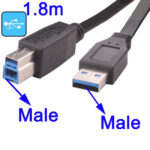 Untitled document Overview : 1) USB 3.0 A Male to B Male Cable 2) Approx length 1.8M 3) Compatible with USB Rev3.0/2.0/1.1 4) Leverages USB 3.0 SuperSpeed technology to increase transfer rates up to 5Gbps