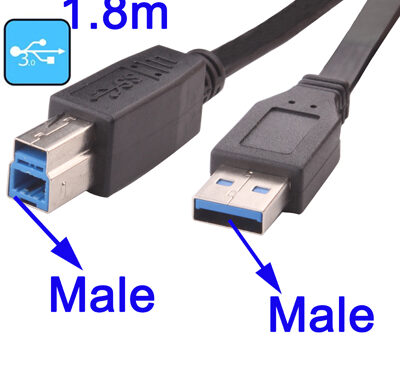 <?xml version="1.0" encoding="utf-8"?> <!DOCTYPE html PUBLIC "-//W3C//DTD XHTML 1.0 Transitional//EN" "http://www.w3.org/TR/xhtml1/DTD/xhtml1-transitional.dtd"> <html lang="en" xml_lang="en"> <head> <title>Untitled document</title> <meta http-equiv="Content-Type" content="text/html; charset=utf-8" /> </head> <body> <h3>Overview :<br /></h3> <strong>1)</strong> <strong>USB 3.0 A Male</strong> to<strong> B Male Cable <br /></strong><br /><strong>2) </strong>Approx length<strong> 1.8M <br /></strong><br /><strong>3) </strong>Compatible with USB<strong> Rev3.0/2.0/1.1 </strong><br /><br /><strong>4)</strong> Leverages <strong>USB 3.0 SuperSpeed technology</strong> to increase transfer rates <strong>up to 5Gbps