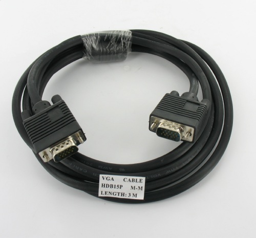 Untitled document Specifications :1) Standard VGA monitor cable. 2) 3 Meters length.3) Male to Male connection.