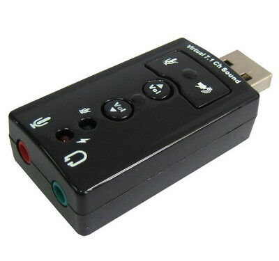 Untitled document Overview : The USB Virtual 7.1 Channel sound adapter is a highly flexible audio interface which can be used dither with Desktop or Notebook systems. Bundled with Xear 3D sound simulation software