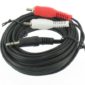 Untitled document &Pi;&epsilon;&rho;&iota;&gamma;&rho;&alpha;&phi;ή: RCA cable 5 m to 3.5 mm jack plug for connecting a PC to stereo. 5 m cable Color: Black 2 RCA plugs to 1 3.5 mm jack plug Ideal for connecting to the soundcard of the PC to a stereo