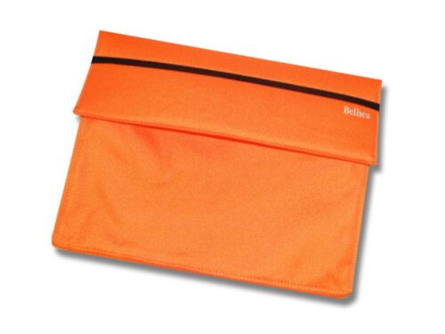 Untitled document Description Soft Case is the convenient alternative to a laptop bag. These are well padded all around and very light. This bag is suitable for 12 inch notebooks. Technical data Exterior dimensions: L x W x H = 34 x 27 x 6cm Color: Orange