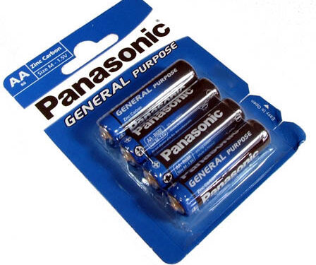 Untitled document 4 x Panasonic &mu;&pi;&alpha;&tau;&alpha;&rho;ί&epsilon;&sigmaf; R06 AA (Blister )