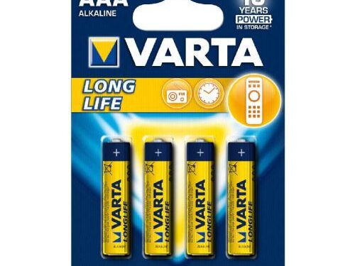 Μπαταρίες Alkaline Varta Longlife AAA LR03 (4 τεμ.)