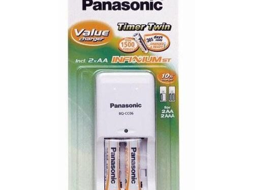Φορτιστής Μπαταριών Panasonic BQ-CC06 έως 2τεμ ΑΑ/ΑΑΑ Μπαταρίες