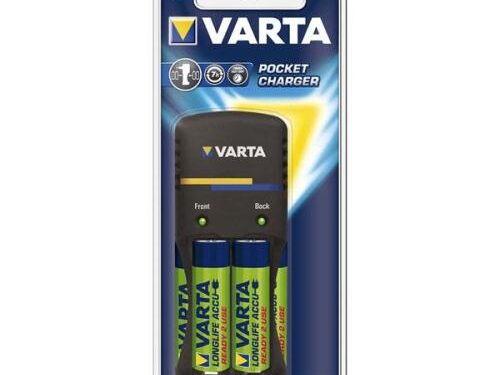 Φορτιστής Μπαταριών Varta Easy Energy Pocket έως 4τεμ ΑΑ/ΑΑΑ Μπαταρίες
