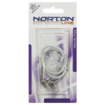 Hands Free Stereo Crystal Audio 3.5mm Λευκό-Ασημί