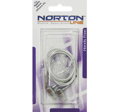 Hands Free Stereo Crystal Audio 3.5mm Λευκό-Ασημί