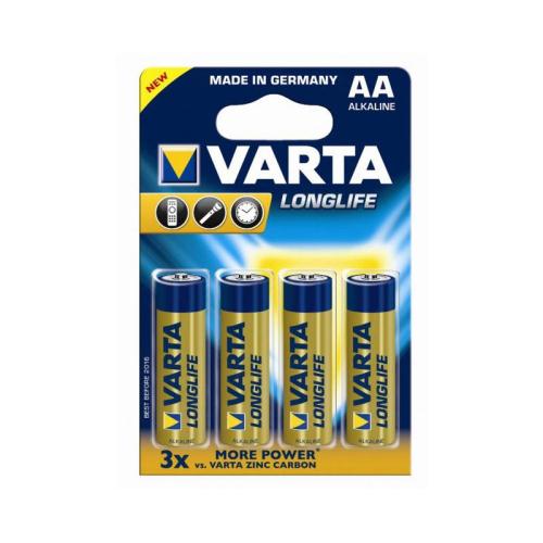 Μπαταρίες Alkaline Varta Longlife AA LR06 (4 τεμ.)