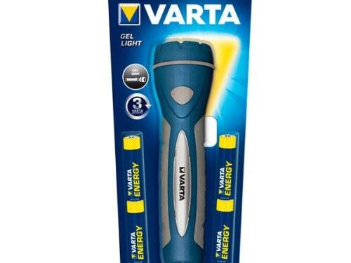 Φακός Varta Gel Light Led με 4τεμ Μπαταρια AAA (Μεσαίος) Μπλε